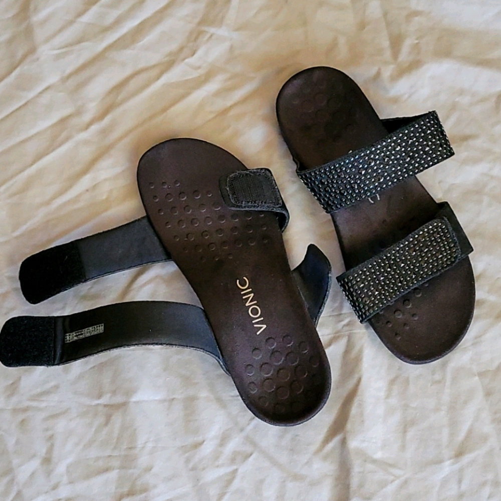 VIONIC DUAL-VELCRO SIZE 7 LADIES SANDAL